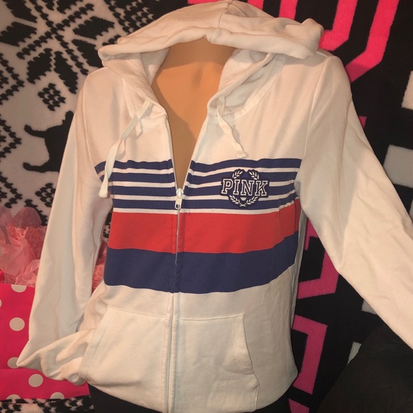 🛑📛SOLD📛🛑VS PINK Full Zip Hoodie. - Picture 2 of 8